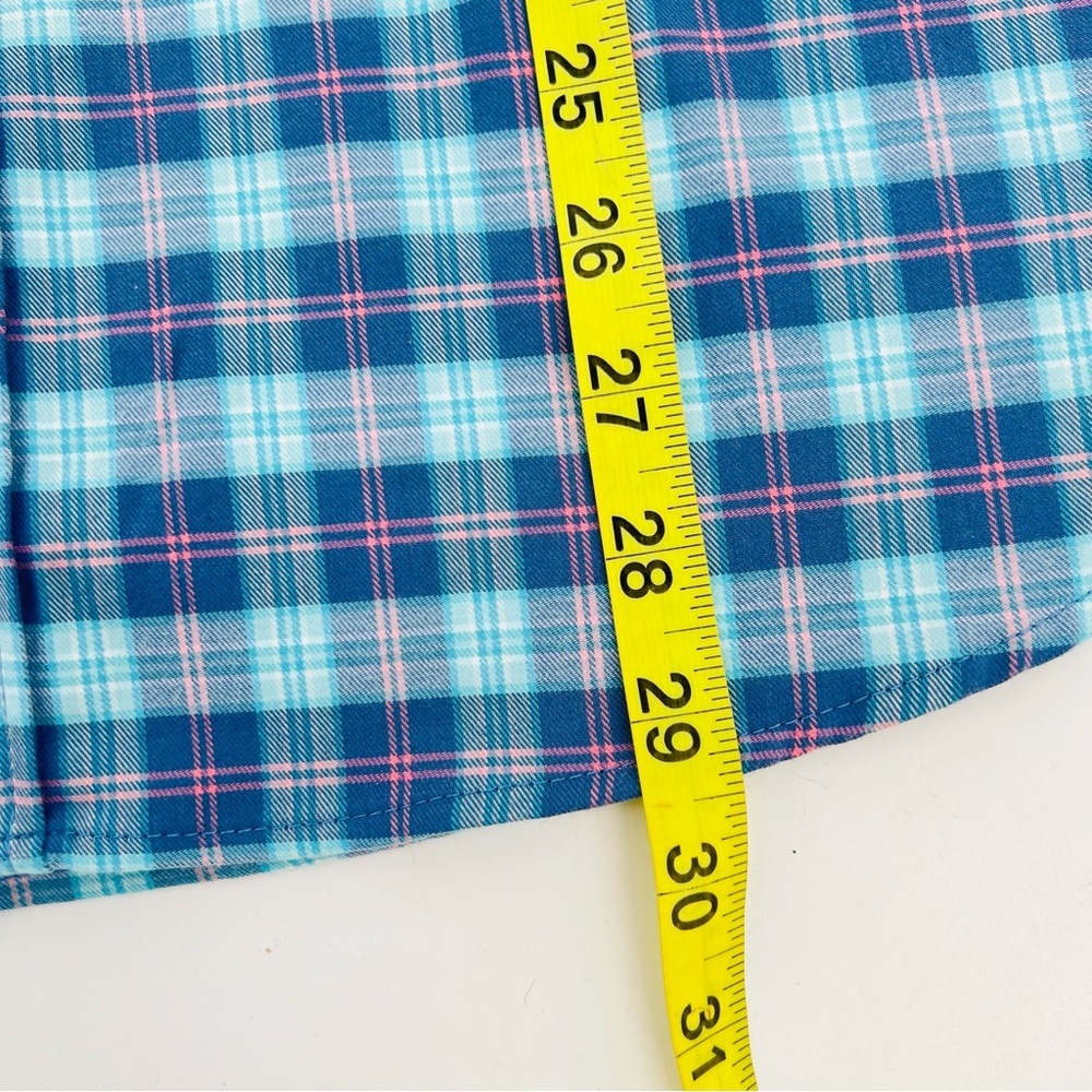 Savannah Button-Down Blue/Pink Plaid Tencel Blend Soft Shirt Men's Size XL - Picture 13 of 16